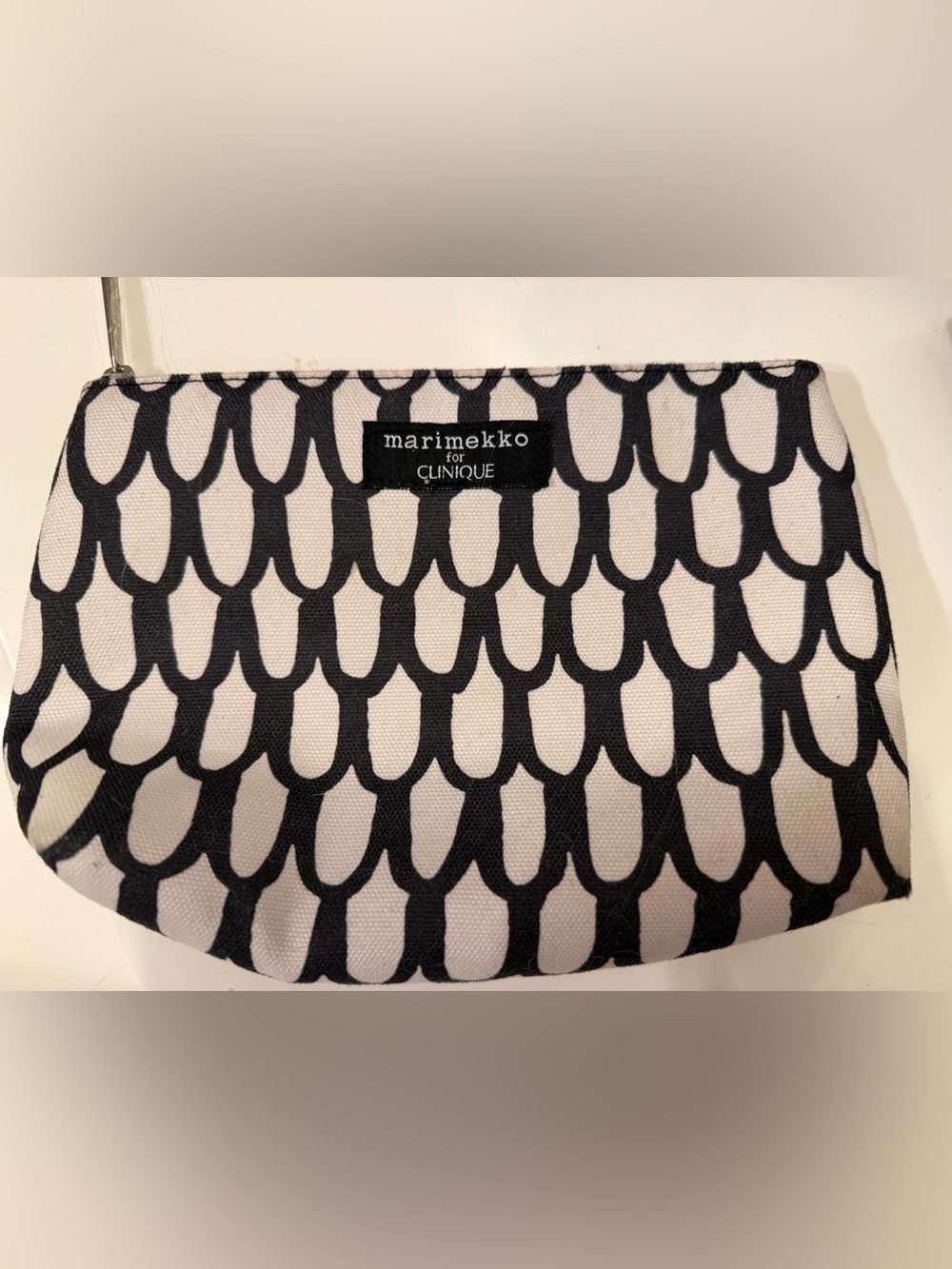 Black & White Cosmetic Pouch